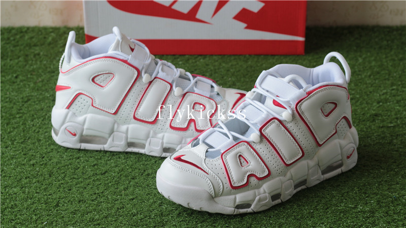 Nike Air More Uptempo 96 White Red